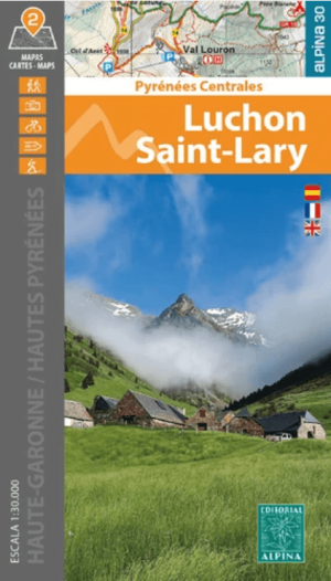 Wandelkaart 096 Bagnères-de-Luchon & Saint-Lary-Soulan - Alpina