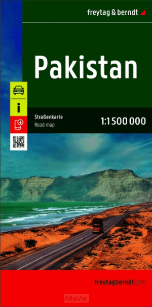 Landkaart Wegenkaart Pakistan - Freytag & Berndt