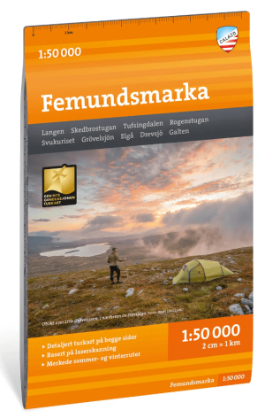 Wandelkaart Tourkaart 065 Femundsmarka National Park - Calazo