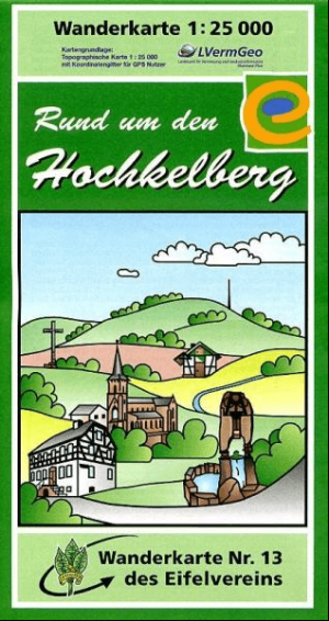 Wandelkaart 13 Rund um den Hochkelberg Vulkaneifel - Eifelverein