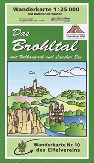 Wandelkaart 10 Das Brohltal & Laacher See - Eifelverein