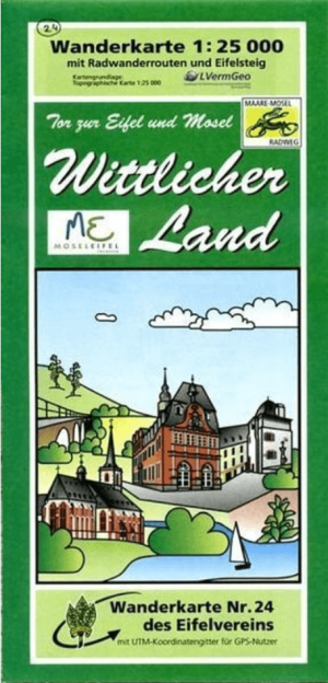 Wandelkaart 24 Wittlicher Land Vulkaneifel - Eifelverein
