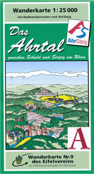 Wandelkaart 09 Das Ahrtal (Wijnstreek) - Eifelverein