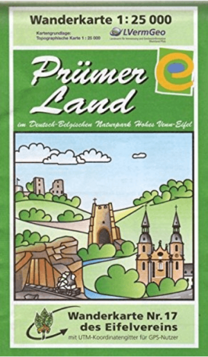 Wandelkaart 17 Prümer Land, Rijnland-Paltz - Eifelverein
