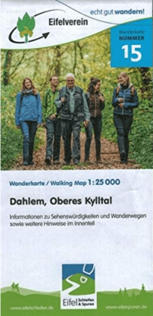 Wandelkaart 15 Dahlem Oberes Kylltal - Eifelverein
