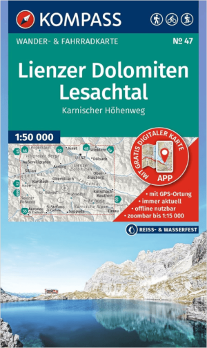 Wandelkaart 47 Lienzer Dolomiten & Karnischer Höhenweg - Kompass