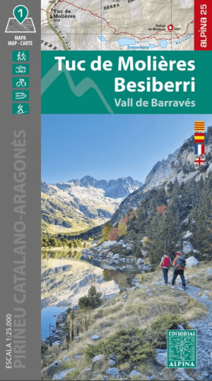 Wandelkaart Tuc de Molières & Besiberri - Ed. Alpina