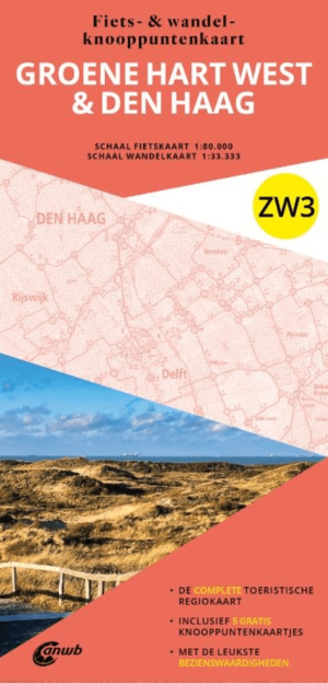 Wandelkaart ZW3 Groene Hart west & Den Haag - Anwb Media