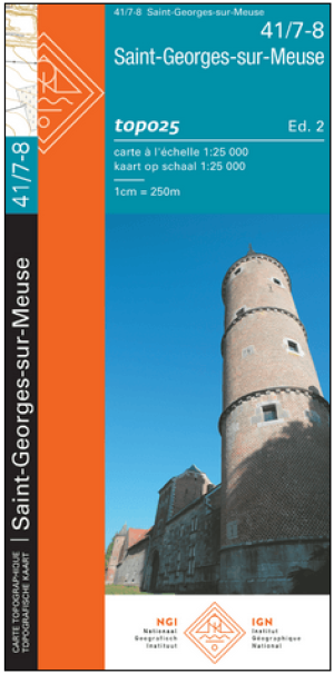 TOPO Wandelkaart 41/7-8 Saint-Georges-sur-Meuse - NGI