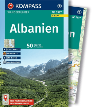 Wandelgids 5977 Albanien Balkan - Kompass