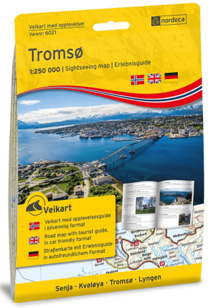 Landkaart Wegenkaart 6021 Tromso sightseeing - Nordic Maps