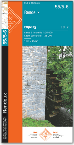 TOPO Wandelkaart 55/5-6 Rendeux - NGI