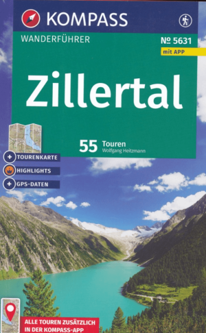 Wandelgids 5631 Zillertal Tirol - Kompass