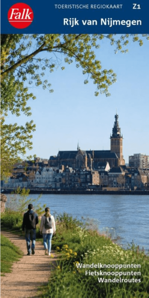 Wandelkaart Regiokaart Z01 Rijk van Nijmegem - Falk