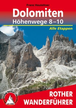 Wandelgids Dolomieten - Höhenwege 8-10 - Rother