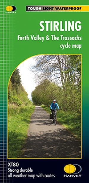 Fietskaart Stirling- Forth Valley & The Trossachs - Harvey maps