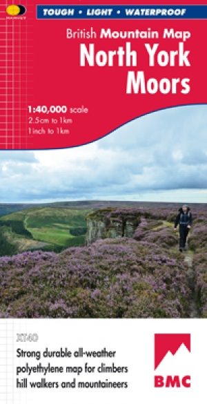 Wandelkaart en klimkaart - North Yorkshire Moors - Harvey maps