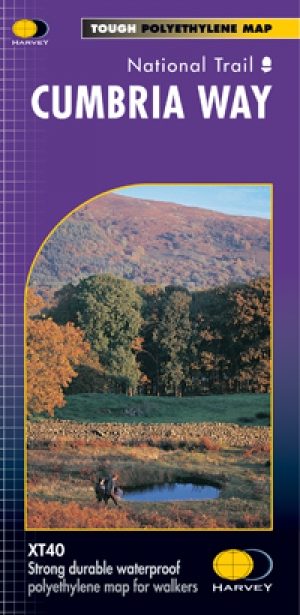 Wandelkaart Cumbria Way - Harvey maps
