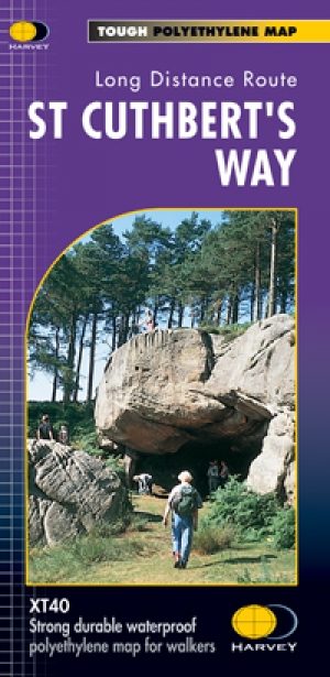 Wandelkaart St. Cuthbert's Way - Schotland - Harvey maps