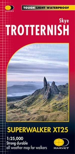 Wandelkaart XT25 Skye Trotternish - South-West Storr - Harvey maps