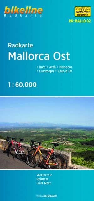 Fietskaart Radkarte Mallorca Oost - Estenbauer