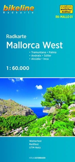Fietskaart Radkarte Mallorca - Estenbauer