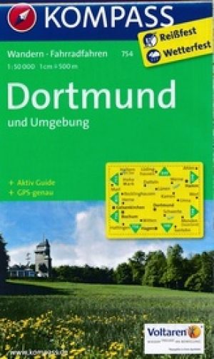 Wandelkaart 754 Dortmund & Umgebung - Kompass
