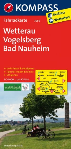 Fietskaart 3069 Wetterau & Vogelsberg - Kompass