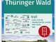 Wandelkaart 813 - Thüringer Wald Östlicher + Aktiv Guide- Kompass