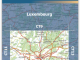 Wegenkaart CT12 Luxembourg stad Prov. Luxemburg - TD Luxemburg