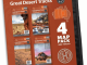 Landkaart Australiës Great Desert Tracks (4 kaarten) - Hema Maps