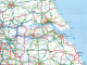 Landkaart Wegenkaart 8 Noord Engeland & Scottish Borders - AA