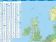Landkaart Wegenkaart Planning map Europe - Lonely Planet