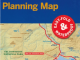 Landkaart Wegenkaart Planning map Yellowstone NP - Lonely Planet