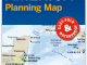 Landkaart Wegenkaart Planning map Central America - Lonely Planet