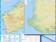 Landkaart Wegenkaart West Australia Planning map - Lonely Planet