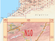 Landkaart Wegenkaart N10 AIt Bouguemez- MSemrir- Boumalne Dadès