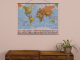 Plano Politieke Wereldwandkaart 68 x 53 - Lovell Johns