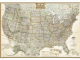 Plano Politiek & Antieke Wandkaart USA 111 x 77 cm - Nat Geo