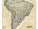 Plano Politiek & Antieke Wandkaart Zuid-Amerika 60 x 77 - Nat Geo