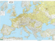 Plano Wandkaart Europa fysisch GROOT - 170 x 121 cm - F&B