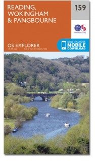 Wandelkaart 159 - Reading- Wokingham & Pangbourne - OSI