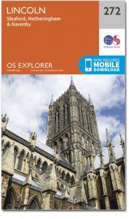 Wandelkaart 272 - Lincoln- East Midlands England - OSI