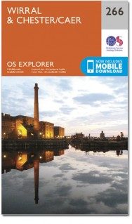 Wandelkaart 266 - Wirral- Chester & Caer- Merseyside -  OSI