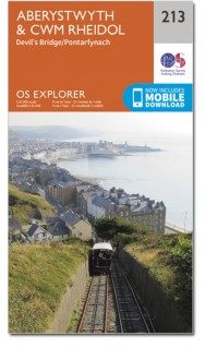 Wandelkaart 213 - Aberystwyth & Cwm Rheidol - Wales - OSI