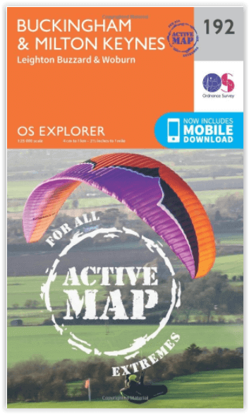Wandelkaart 192 - Buckingham & Milton Keynes - OSI