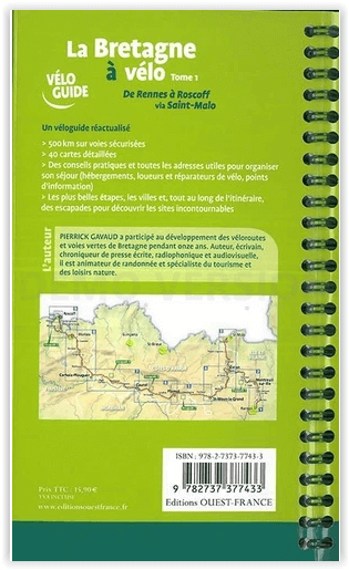 Fietsgids La Bretagne à vélo - DEEL 1 - Ed. Ouest-france