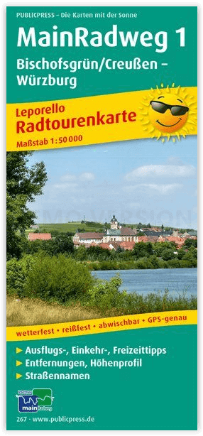 Fietskaart Main Radweg 1 - Publipress