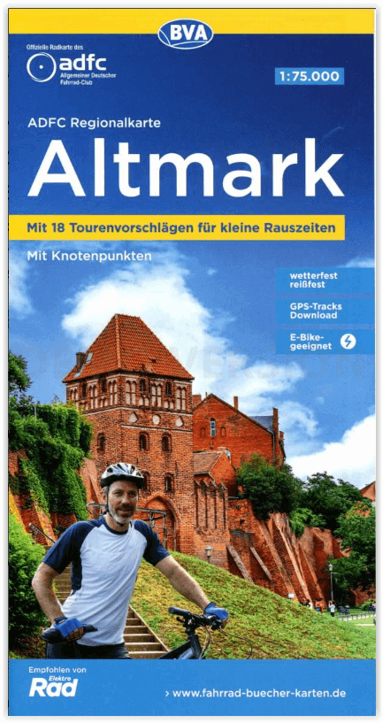 Fietskaart ADFC Altmark Duitsland - Bielefelder