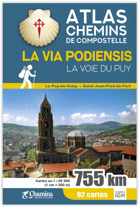 Wandelgids Via podiensis - la voie du Puy - Ed. Chamina